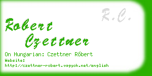 robert czettner business card