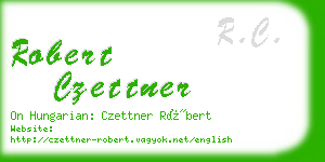 robert czettner business card